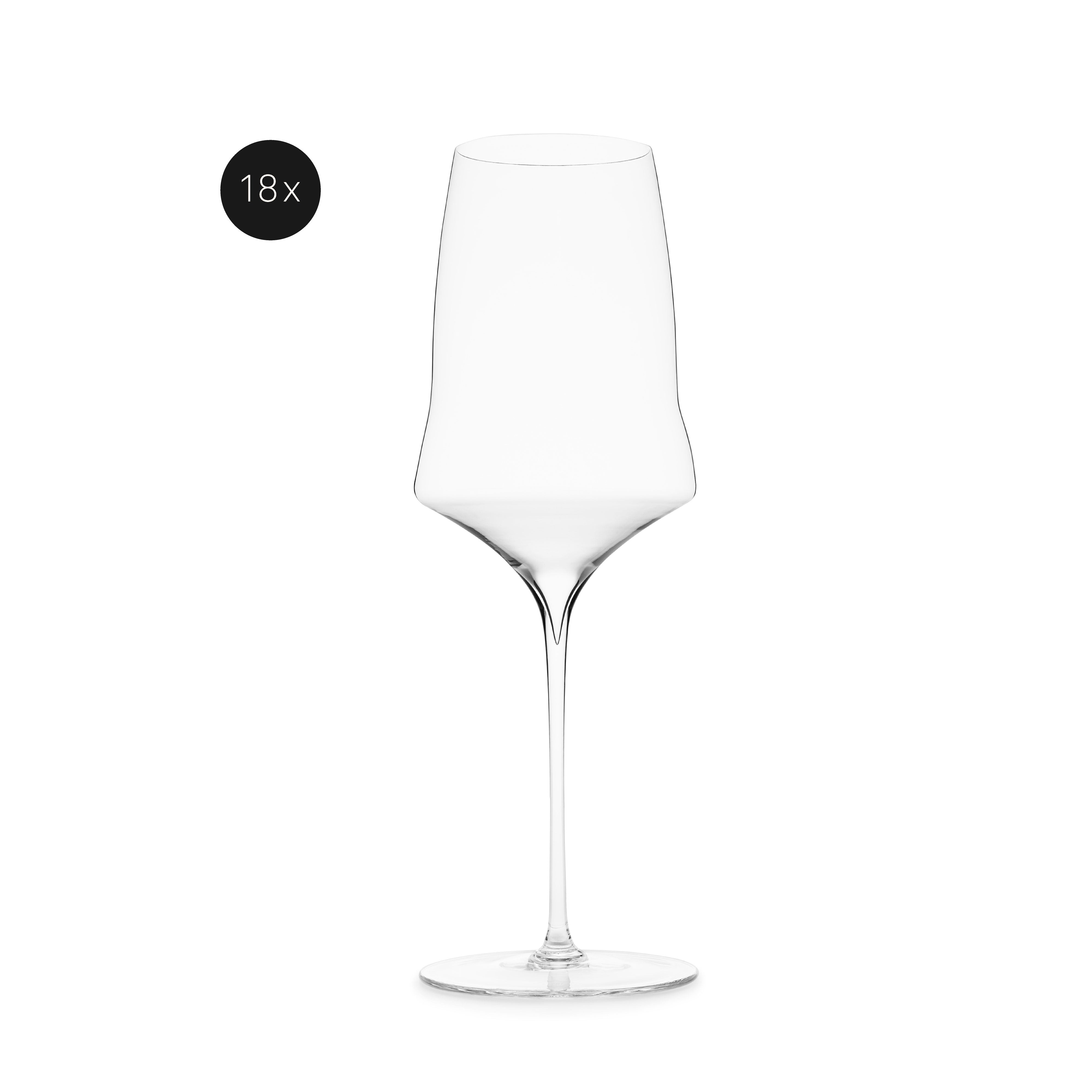 Josephine N° 1 by Josephinenhütte – White wine glasses #Set_Set of 18
