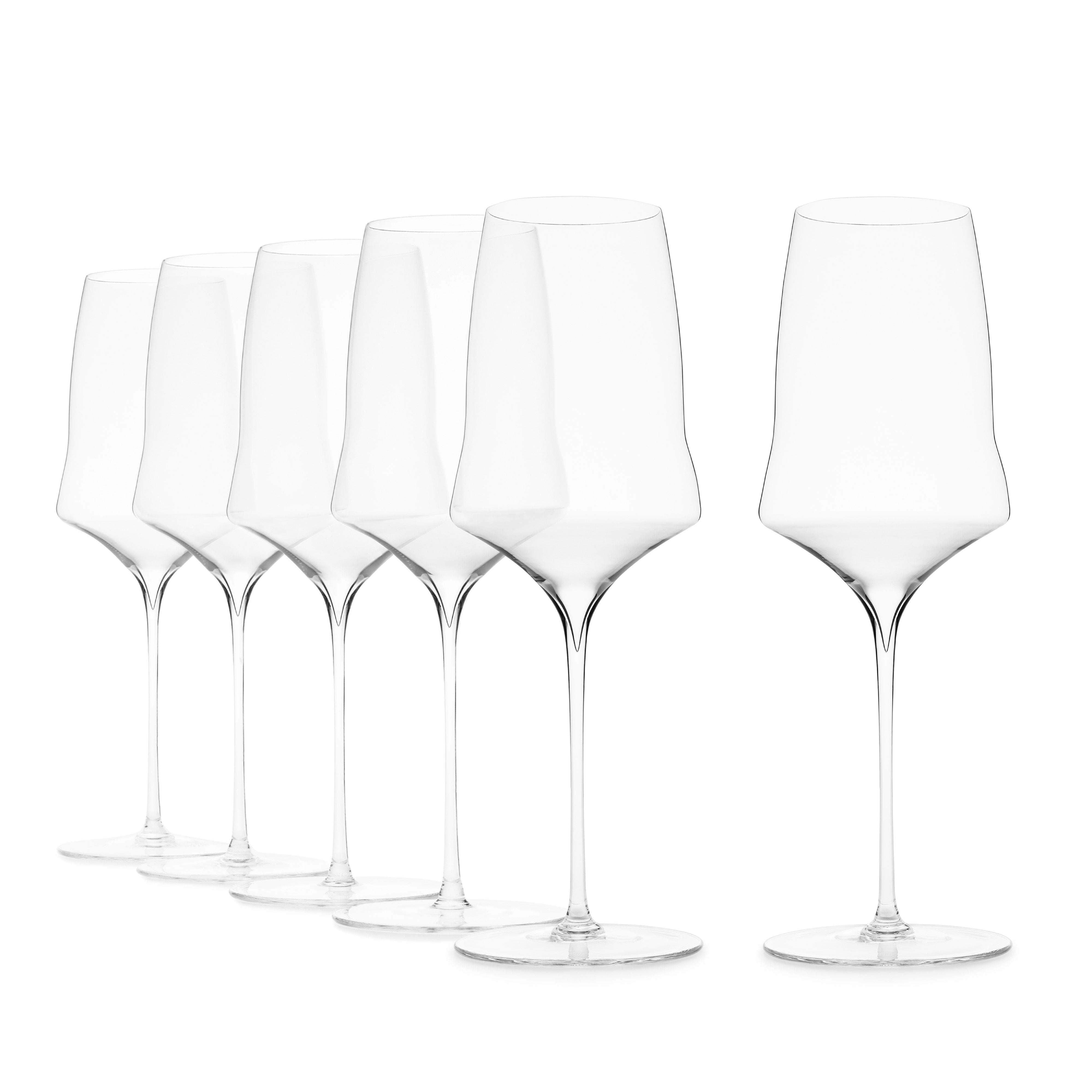 Josephine N° 1 by Josephinenhütte – White wine glasses #Set_Set of 6