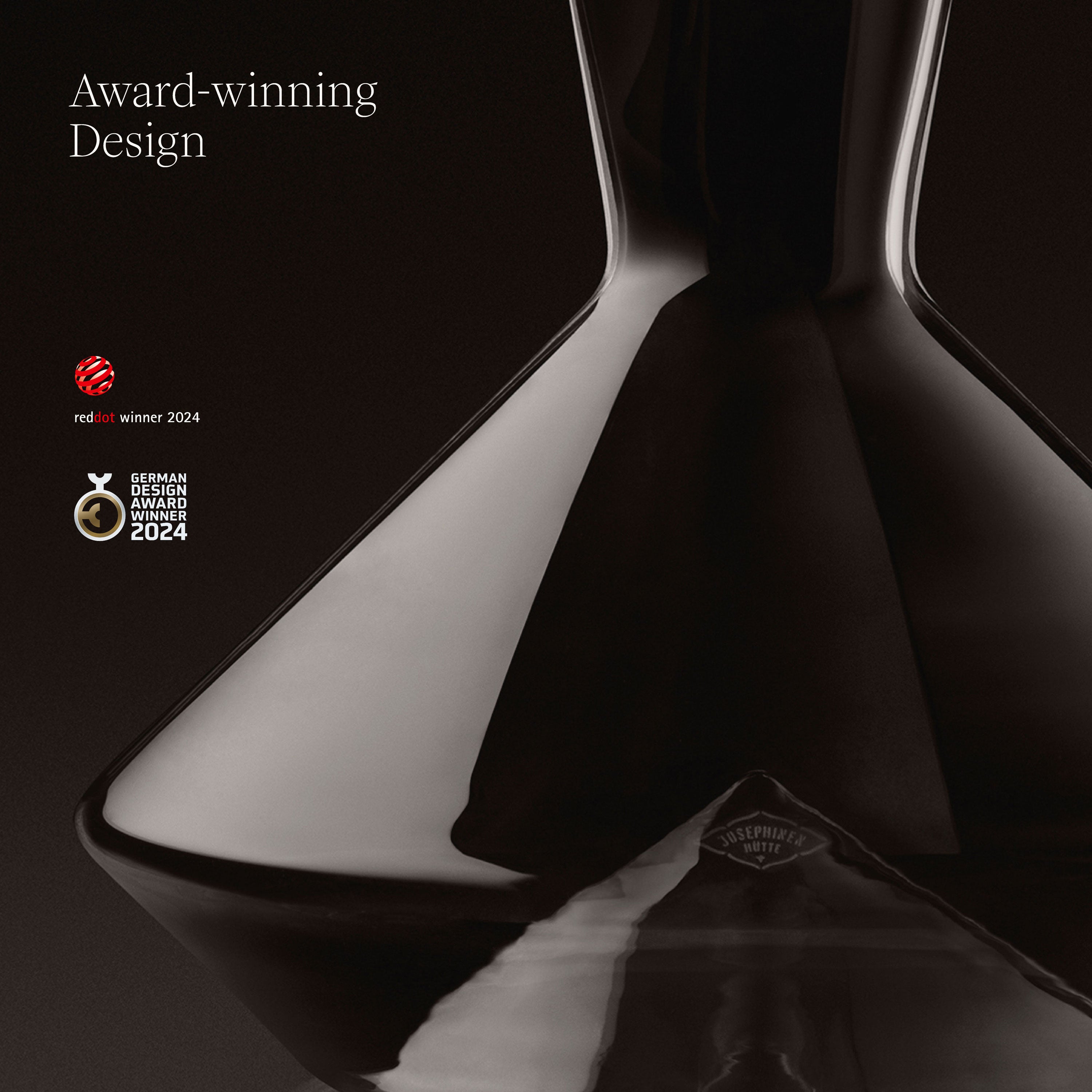 Award-winning decanter by Josephinenhütte
